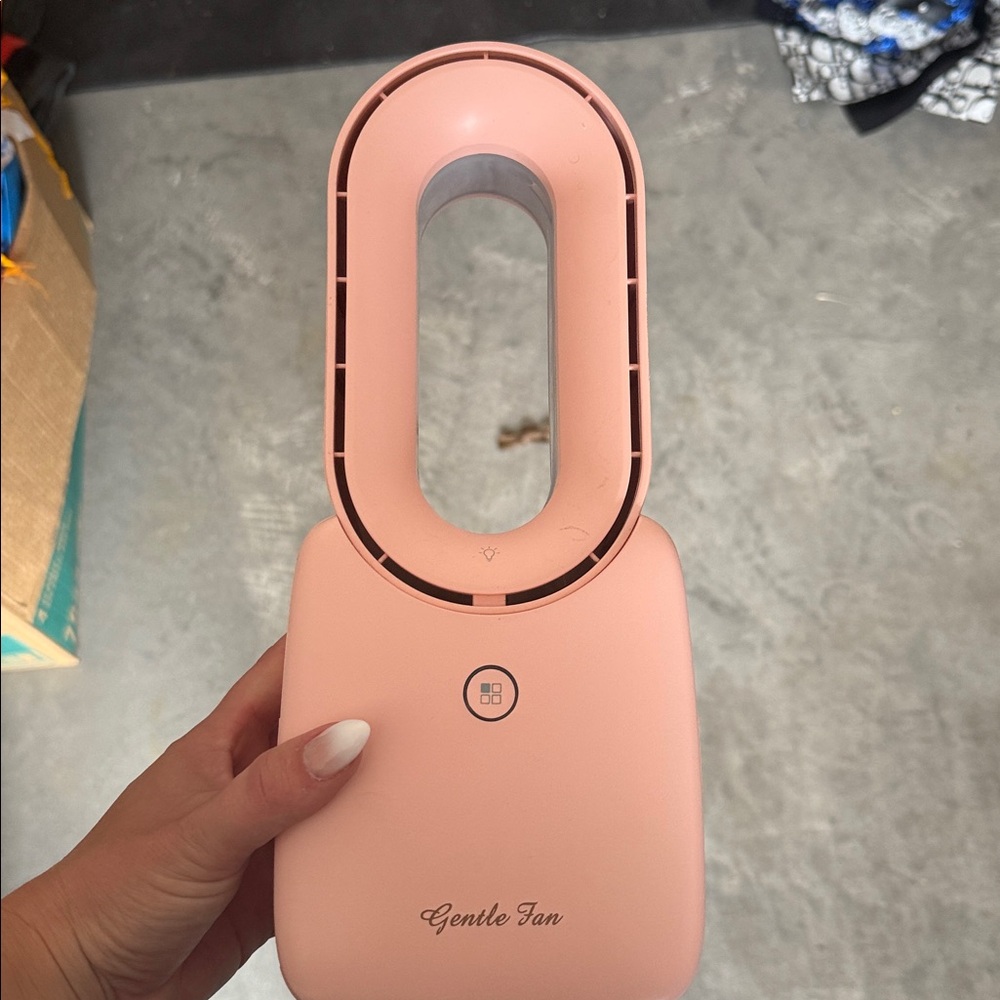 MUST GO THIS WEEK 🔥Gentle Fan Pink Bladeless Fan